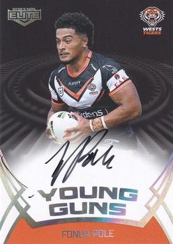 2023 NRL Traders Elite - Young Guns Signature #YGS17 Fonua Pole Front